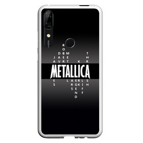 Чехол для Honor P Smart Z с принтом Участники группы Metallica в Екатеринбурге, Силикон | Область печати: задняя сторона чехла, без боковых панелей | metallica | группа | джеймс хэтфилд | кирк хэмметт | ларс ульрих | метал | металика | металлика | миталика | музыка | роберт трухильо | рок | трэш | трэшметал | хард | хардрок | хеви | хевиметал