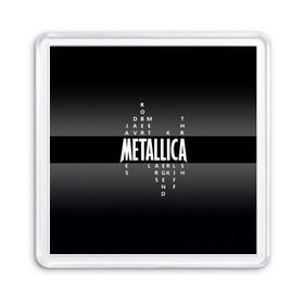 Магнит 55*55 с принтом Участники группы Metallica в Екатеринбурге, Пластик | Размер: 65*65 мм; Размер печати: 55*55 мм | metallica | группа | джеймс хэтфилд | кирк хэмметт | ларс ульрих | метал | металика | металлика | миталика | музыка | роберт трухильо | рок | трэш | трэшметал | хард | хардрок | хеви | хевиметал