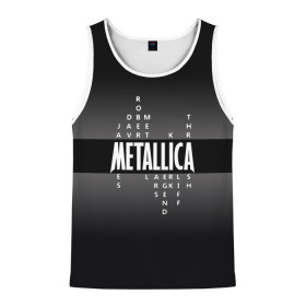 Мужская майка 3D с принтом Участники группы Metallica в Екатеринбурге, 100% полиэстер | круглая горловина, приталенный силуэт, длина до линии бедра. Пройма и горловина окантованы тонкой бейкой | metallica | группа | джеймс хэтфилд | кирк хэмметт | ларс ульрих | метал | металика | металлика | миталика | музыка | роберт трухильо | рок | трэш | трэшметал | хард | хардрок | хеви | хевиметал
