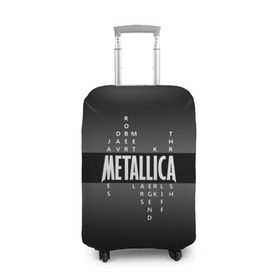 Чехол для чемодана 3D с принтом Участники группы Metallica в Екатеринбурге, 86% полиэфир, 14% спандекс | двустороннее нанесение принта, прорези для ручек и колес | Тематика изображения на принте: metallica | группа | джеймс хэтфилд | кирк хэмметт | ларс ульрих | метал | металика | металлика | миталика | музыка | роберт трухильо | рок | трэш | трэшметал | хард | хардрок | хеви | хевиметал