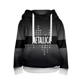 Детская толстовка 3D с принтом Участники группы Metallica в Екатеринбурге, 100% полиэстер | двухслойный капюшон со шнурком для регулировки, мягкие манжеты на рукавах и по низу толстовки, спереди карман-кенгуру с мягким внутренним слоем | metallica | группа | джеймс хэтфилд | кирк хэмметт | ларс ульрих | метал | металика | металлика | миталика | музыка | роберт трухильо | рок | трэш | трэшметал | хард | хардрок | хеви | хевиметал