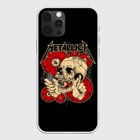 Чехол для iPhone 12 Pro Max с принтом Metallica в Екатеринбурге, Силикон |  | metallica | группа | джеймс хэтфилд | кирк хэмметт | ларс ульрих | метал | металика | металлика | миталика | музыка | роберт трухильо | рок | трэш | трэшметал | хард | хардрок | хеви | хевиметал