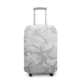 Чехол для чемодана 3D с принтом Lite Camouflage Lines в Екатеринбурге, 86% полиэфир, 14% спандекс | двустороннее нанесение принта, прорези для ручек и колес | black | camo | camouflage | milk | блэк | брызги | звезда | камо | камуфляж | милк | текстура | узор