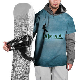 Накидка на куртку 3D с принтом Арина в стиле Доктор Хаус в Екатеринбурге, 100% полиэстер |  | house | m.d. | бирюзовый