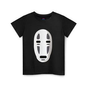 Детская футболка хлопок с принтом Безликий Бог Каонаси_2 в Екатеринбурге, 100% хлопок | круглый вырез горловины, полуприлегающий силуэт, длина до линии бедер | аниме | миядзаки | унесенные призраками