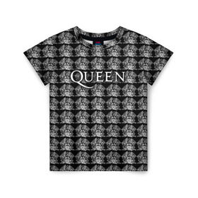 Детская футболка 3D с принтом Queen в Екатеринбурге, 100% гипоаллергенный полиэфир | прямой крой, круглый вырез горловины, длина до линии бедер, чуть спущенное плечо, ткань немного тянется | paul rodgers | queen | quen | брайан мэй | глэм | группа | джон дикон | квин | королева | куин | меркури | меркьюри | мэркури | поп | роджер тейлор | рок | фредди | фреди | хард | хардрок