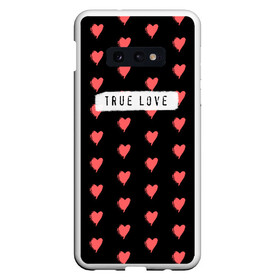 Чехол для Samsung S10E с принтом True Love в Екатеринбурге, Силикон | Область печати: задняя сторона чехла, без боковых панелей | Тематика изображения на принте: 14 февраля | love | valentine | день святого валентина | любовь | сердечки