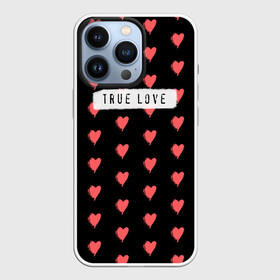 Чехол для iPhone 13 Pro с принтом True Love в Екатеринбурге,  |  | Тематика изображения на принте: 14 февраля | love | valentine | день святого валентина | любовь | сердечки
