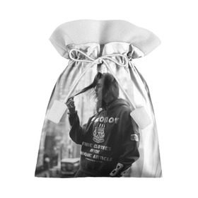 Подарочный 3D мешок с принтом Дуа Липа в Екатеринбурге, 100% полиэстер | Размер: 29*39 см | Тематика изображения на принте: dua lipa | дуа липа