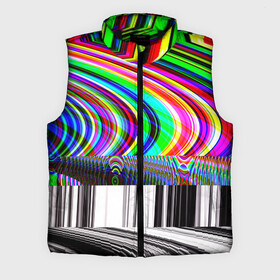 Мужской жилет утепленный 3D с принтом Psyhodelic style в Екатеринбурге,  |  | abstraction | color | optical | pattern | tie dye | абстракция | краска | краски | линии | оптический | паттерн | полосы | психоделика | узор