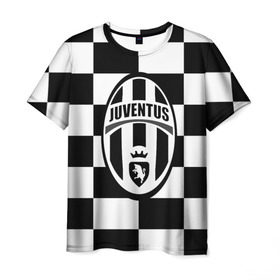 Мужская футболка 3D с принтом Juventus в Екатеринбурге, 100% полиэфир | прямой крой, круглый вырез горловины, длина до линии бедер | juve | juventus | италия | спорт | фк | футбол | футбольный клуб | ювентус