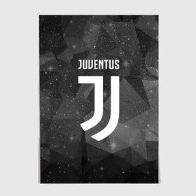 Постер с принтом Juventus Cosmos в Екатеринбурге, 100% бумага
 | бумага, плотность 150 мг. Матовая, но за счет высокого коэффициента гладкости имеет небольшой блеск и дает на свету блики, но в отличии от глянцевой бумаги не покрыта лаком | football | italia | juve | juventus | logo | sport | арт | италия | лига | лого | спорт | текстура | фк | футбол | футбольный клуб | эмблема | ювентус