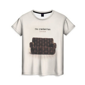 Женская футболка 3D с принтом The Cranberries в Екатеринбурге, 100% полиэфир ( синтетическое хлопкоподобное полотно) | прямой крой, круглый вырез горловины, длина до линии бедер | cranberries | долорес о риордан | крэнберрис