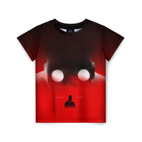 Детская футболка 3D с принтом Хаски Крот в Екатеринбурге, 100% гипоаллергенный полиэфир | прямой крой, круглый вырез горловины, длина до линии бедер, чуть спущенное плечо, ткань немного тянется | rap | дмитрий кузнецов | рэп | рэпер | хаски