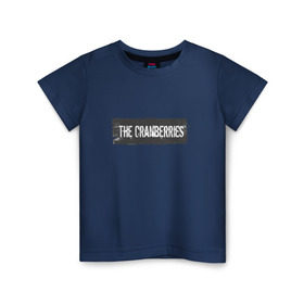 Детская футболка хлопок с принтом The Сranberries в Екатеринбурге, 100% хлопок | круглый вырез горловины, полуприлегающий силуэт, длина до линии бедер | cranberries | долорес о риордан | крэнберри