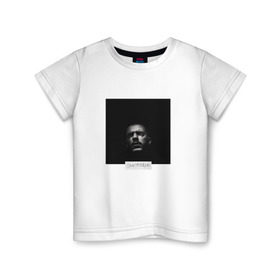 Детская футболка хлопок с принтом Смотрящий в Екатеринбурге, 100% хлопок | круглый вырез горловины, полуприлегающий силуэт, длина до линии бедер | rap | дмитрий кузнецов | рэп | рэпер | хаски