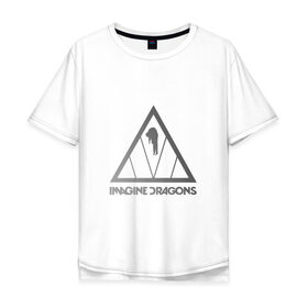 Мужская футболка хлопок Oversize с принтом Imagine Dragons в Екатеринбурге, 100% хлопок | свободный крой, круглый ворот, “спинка” длиннее передней части | dragons | imagine | альтернативный | американская | арена | бэн макки | группа | драгонс | дэн платцман | дэн рейнольдс | имеджин | инди | индирок | поп | рок | уэйн сермон | электроник