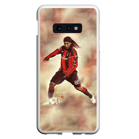 Чехол для Samsung S10E с принтом Ronaldinho в Екатеринбурге, Силикон | Область печати: задняя сторона чехла, без боковых панелей | Тематика изображения на принте: ronaldinho | роналдиньо | роналдинью | рональдиньо