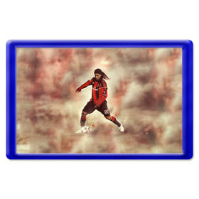 Магнит 45*70 с принтом Ronaldinho в Екатеринбурге, Пластик | Размер: 78*52 мм; Размер печати: 70*45 | Тематика изображения на принте: ronaldinho | роналдиньо | роналдинью | рональдиньо