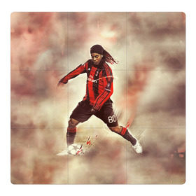Магнитный плакат 3Х3 с принтом Ronaldinho в Екатеринбурге, Полимерный материал с магнитным слоем | 9 деталей размером 9*9 см | Тематика изображения на принте: ronaldinho | роналдиньо | роналдинью | рональдиньо
