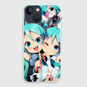 Чехол для iPhone 13 mini с принтом Vocaloid в Екатеринбурге,  |  | anime | hatsune miku | vocaloid | аниме | вокалоид | мику хатсуне