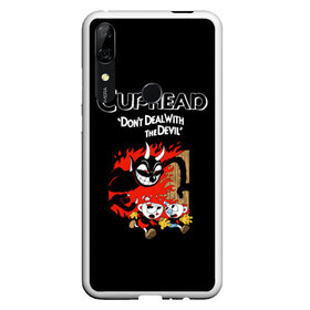 Чехол для Honor P Smart Z с принтом Cuphead в Екатеринбурге, Силикон | Область печати: задняя сторона чехла, без боковых панелей | Тематика изображения на принте: cuphead | капхед | компьтерная игра