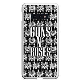 Чехол для Samsung S10E с принтом Guns n roses в Екатеринбурге, Силикон | Область печати: задняя сторона чехла, без боковых панелей | Тематика изображения на принте: guns n roses | gunsnroses | ганз н роус | ганзес роус | ганзесроус | ганзнроус | дафф маккаган | диззи рид | мелисса риз | ричард фортус | рок | слэш | франк феррер | эксл роуз