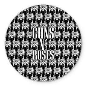 Коврик круглый с принтом Guns n roses в Екатеринбурге, резина и полиэстер | круглая форма, изображение наносится на всю лицевую часть | guns n roses | gunsnroses | ганз н роус | ганзес роус | ганзесроус | ганзнроус | дафф маккаган | диззи рид | мелисса риз | ричард фортус | рок | слэш | франк феррер | эксл роуз