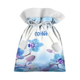 Подарочный 3D мешок с принтом Соня в Екатеринбурге, 100% полиэстер | Размер: 29*39 см | flower | name | spring | букет | весна | имена | имя | природа | соня | узор | цветочный | цветы