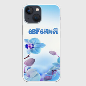 Чехол для iPhone 13 mini с принтом Евгения в Екатеринбурге,  |  | flower | name | spring | букет | весна | евгения | имена | имя | природа | узор | цветочный | цветы