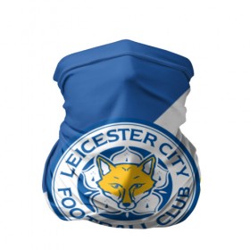 Бандана-труба 3D с принтом Leicester City FC в Екатеринбурге, 100% полиэстер, ткань с особыми свойствами — Activecool | плотность 150‒180 г/м2; хорошо тянется, но сохраняет форму | 