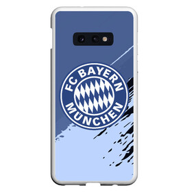 Чехол для Samsung S10E с принтом FC Bayern Munchen style в Екатеринбурге, Силикон | Область печати: задняя сторона чехла, без боковых панелей | football | soccer | байерн