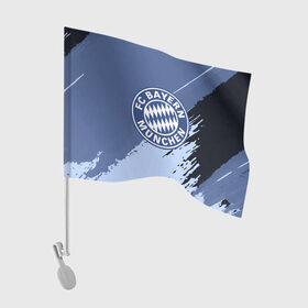 Флаг для автомобиля с принтом FC Bayern Munchen style в Екатеринбурге, 100% полиэстер | Размер: 30*21 см | football | soccer | байерн