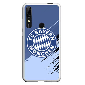 Чехол для Honor P Smart Z с принтом FC Bayern Munchen style в Екатеринбурге, Силикон | Область печати: задняя сторона чехла, без боковых панелей | Тематика изображения на принте: football | soccer | байерн