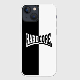 Чехол для iPhone 13 mini с принтом Hardcore в Екатеринбурге,  |  | hard core | hardcor | hardcore | быстрый | жанр | жёсткий | метал | музыка | музыкальный | музыки | олдскул | панк | радикальный | рок | рэп | техно | треш | тяжелый | хард кор
