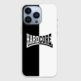 Чехол для iPhone 13 Pro с принтом Hardcore в Екатеринбурге,  |  | hard core | hardcor | hardcore | быстрый | жанр | жёсткий | метал | музыка | музыкальный | музыки | олдскул | панк | радикальный | рок | рэп | техно | треш | тяжелый | хард кор
