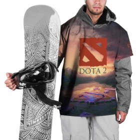 Накидка на куртку 3D с принтом Dota 2 в Екатеринбурге, 100% полиэстер |  | counter strike | dota | dota 2 | game | logo