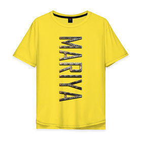 Мужская футболка хлопок Oversize с принтом Mariya-GOLD в Екатеринбурге, 100% хлопок | свободный крой, круглый ворот, “спинка” длиннее передней части | 
