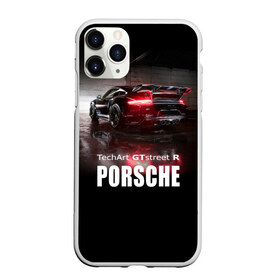 Чехол для iPhone 11 Pro матовый с принтом Porsche GTstreet R в Екатеринбурге, Силикон |  | auto | porsche 911 | turbo s | авто | автомобиль | машина | спорткар | суперкар | тачка