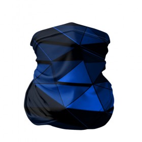 Бандана-труба 3D с принтом Blue abstraction collection в Екатеринбурге, 100% полиэстер, ткань с особыми свойствами — Activecool | плотность 150‒180 г/м2; хорошо тянется, но сохраняет форму | abstraction | geometry | polygon | абстракция | геометрия | грань | краски | кубик | кубики | линии | мозаика | полигон | разноцветные | ребро | текстура | тени | узор