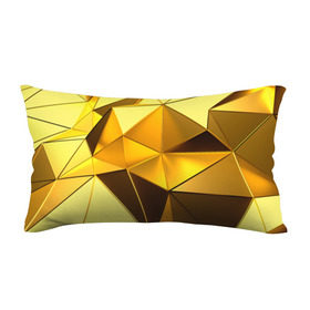 Подушка 3D антистресс с принтом Gold texture в Екатеринбурге, наволочка — 100% полиэстер, наполнитель — вспененный полистирол | состоит из подушки и наволочки на молнии | 