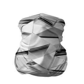 Бандана-труба 3D с принтом Gray triangle в Екатеринбурге, 100% полиэстер, ткань с особыми свойствами — Activecool | плотность 150‒180 г/м2; хорошо тянется, но сохраняет форму | 