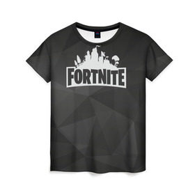 Женская футболка 3D с принтом Fortnite Black Abstract в Екатеринбурге, 100% полиэфир ( синтетическое хлопкоподобное полотно) | прямой крой, круглый вырез горловины, длина до линии бедер | 99 problem | 99 problems | abstract | battle | black | fortnite | heroes | royale | survival | абстракция | битва | королевская | королей | фартнайт | фортнайт | фортнит | черная