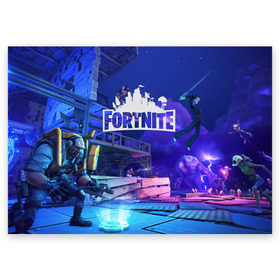 Поздравительная открытка с принтом Fortnite в Екатеринбурге, 100% бумага | плотность бумаги 280 г/м2, матовая, на обратной стороне линовка и место для марки
 | Тематика изображения на принте: 99 problem | 99 problems | abstract | battle | black | fortnite | heroes | royale | survival | абстракция | битва | королевская | королей | фартнайт | фортнайт | фортнит | черная