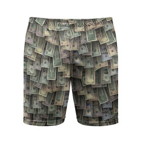 Мужские шорты 3D спортивные с принтом Доллары США в Екатеринбурге,  |  | dollar | forex | usa | банкноты | богатство | валюта | деньги | доллар | купюры | паттрен | трейдер | чешуя