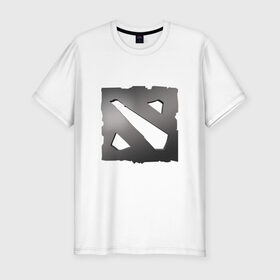 Мужская футболка премиум с принтом Dota 2 - Black design 2018 в Екатеринбурге, 92% хлопок, 8% лайкра | приталенный силуэт, круглый вырез ворота, длина до линии бедра, короткий рукав | 0x000000123 | dota | dota2 | steam | дота | стим