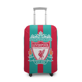 Чехол для чемодана 3D с принтом Liverpool FC в Екатеринбурге, 86% полиэфир, 14% спандекс | двустороннее нанесение принта, прорези для ручек и колес | england | football | liverpool fc | logo | sport | англия | арт | ливерпуль | лига | лого | спорт | текстура | фк | футбол | футбольный клуб | эмблема