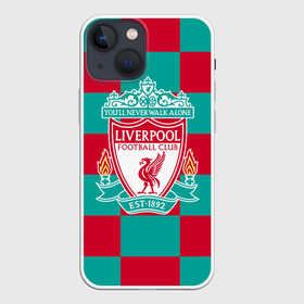 Чехол для iPhone 13 mini с принтом ФК Ливерпуль в Екатеринбурге,  |  | england | fc | англия | ливерпуль | фк