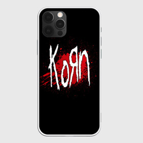 Чехол для iPhone 12 Pro Max с принтом Korn в Екатеринбурге, Силикон |  | Тематика изображения на принте: band | blood | korn | metal | music | rock | атрибутика | группа | кровь | метал | музыка | рок