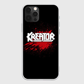 Чехол для iPhone 12 Pro Max с принтом Kreator в Екатеринбурге, Силикон |  | band | blood | kreator | metal | music | rock | атрибутика | группа | кровь | метал | музыка | рок